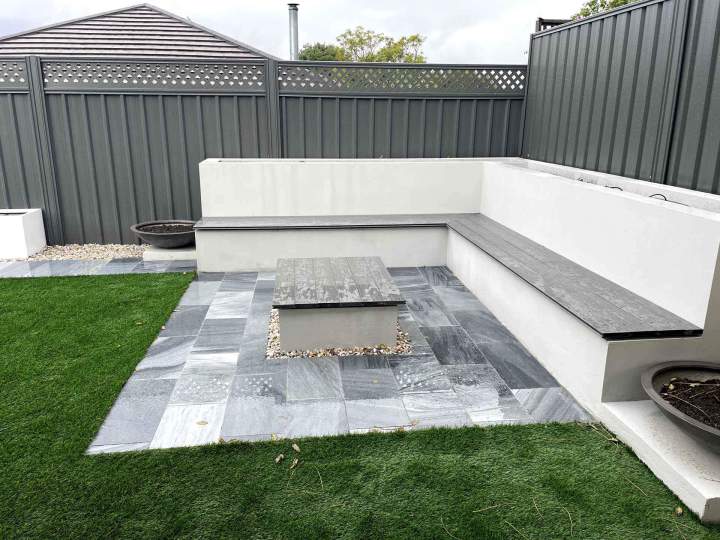 Seating Area Set in a Landscaped Garden Perth