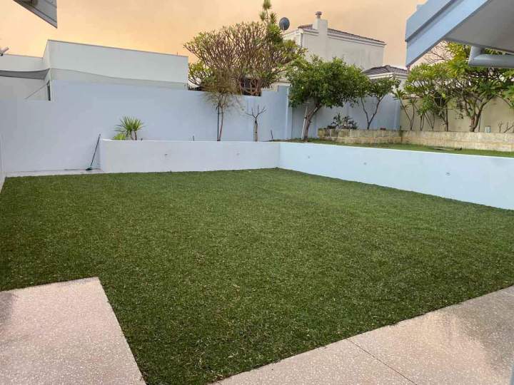 Residential Garden with Artificial Grass Perth