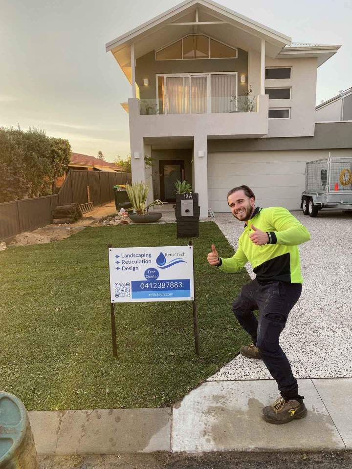 Landscaping Work Completed Successfully Perth